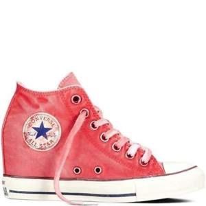 Women's/Girls Hidden Wedge Converse Shoe