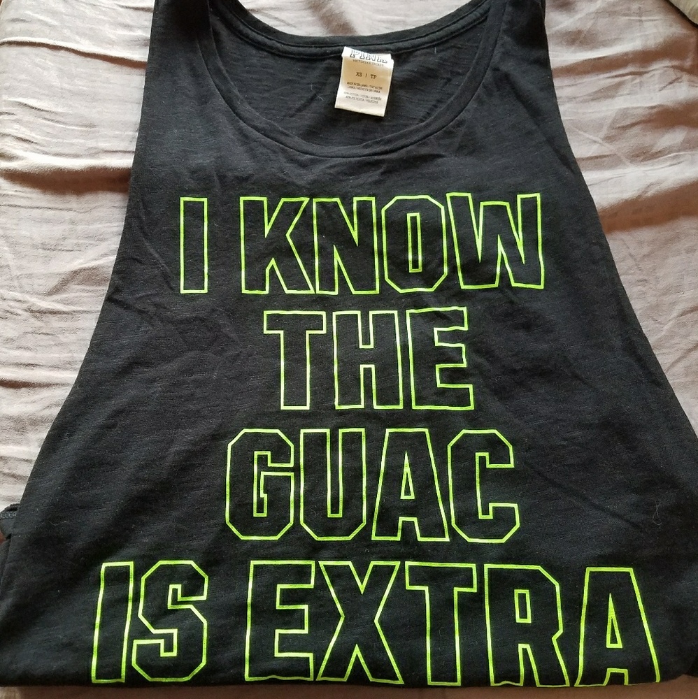 Victoria Secret Pink I know the Guac is Extra Tank