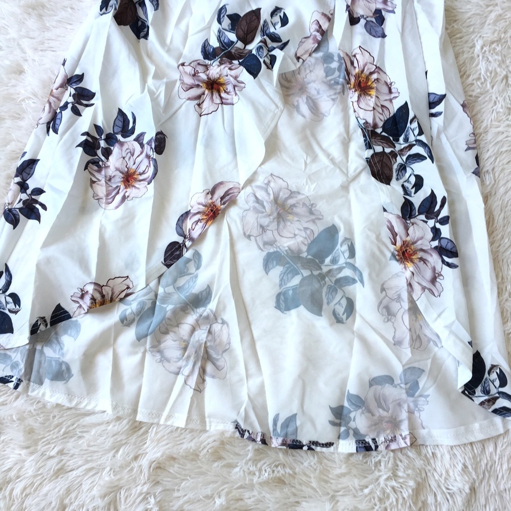 🌸"Olivia" ll Floral Off Shoulder Split Dress 🌸 - Picture 5 of 8