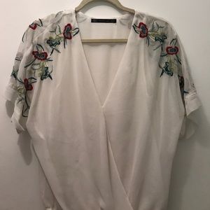 White Zara blouse