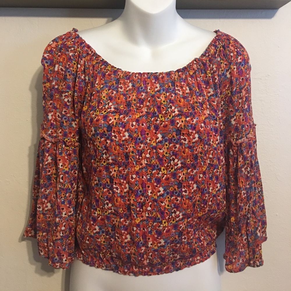 Flower crop top