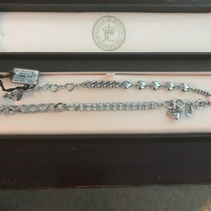 🆕 ⭐️Set of 2 Silver Juicy Couture Bracelet⭐️