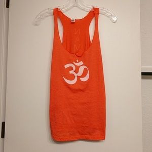 Orange Namaste Tank Top