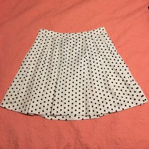 J. Crew Polkadot Circle Skirt