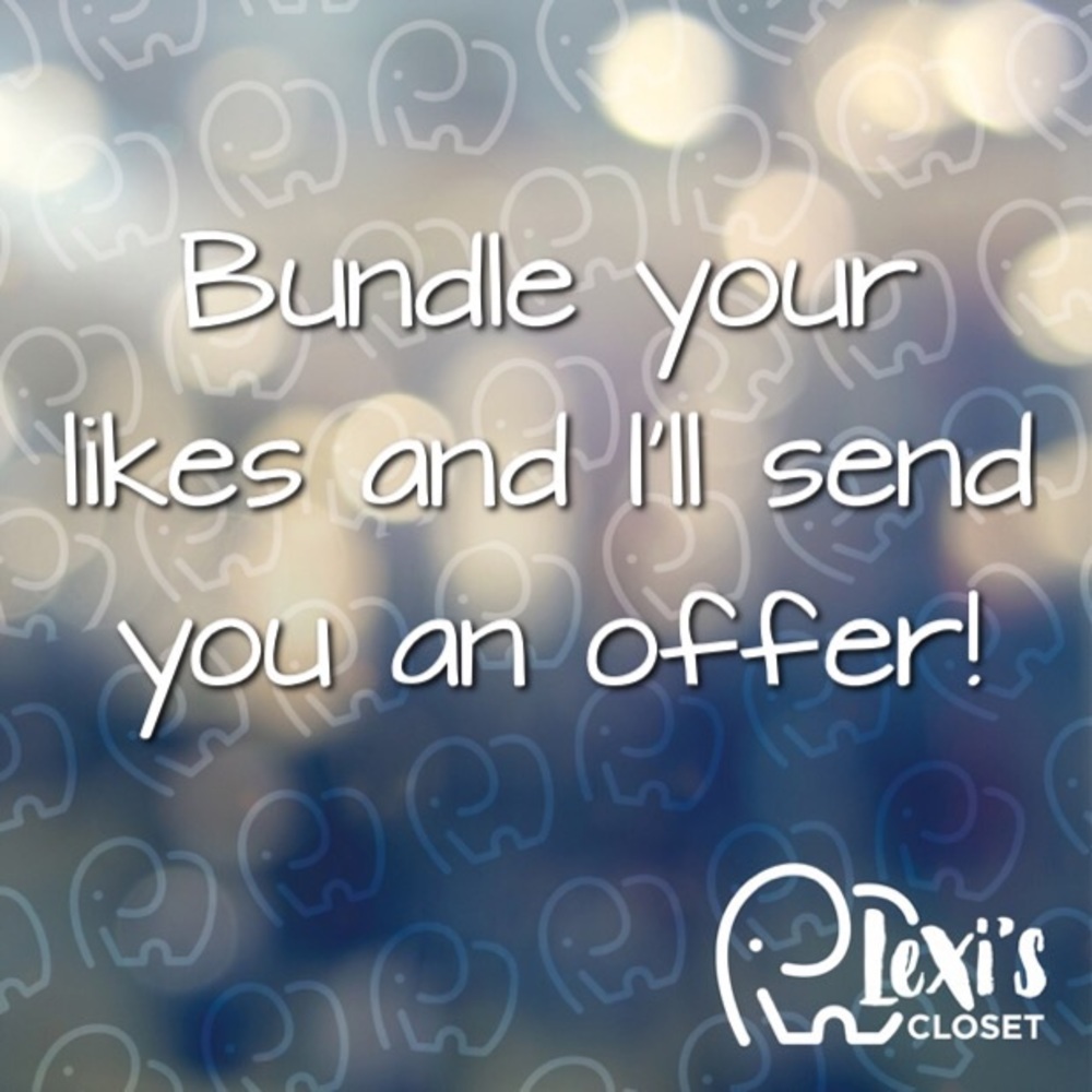 Make a bundle and I'll send you a private offer!