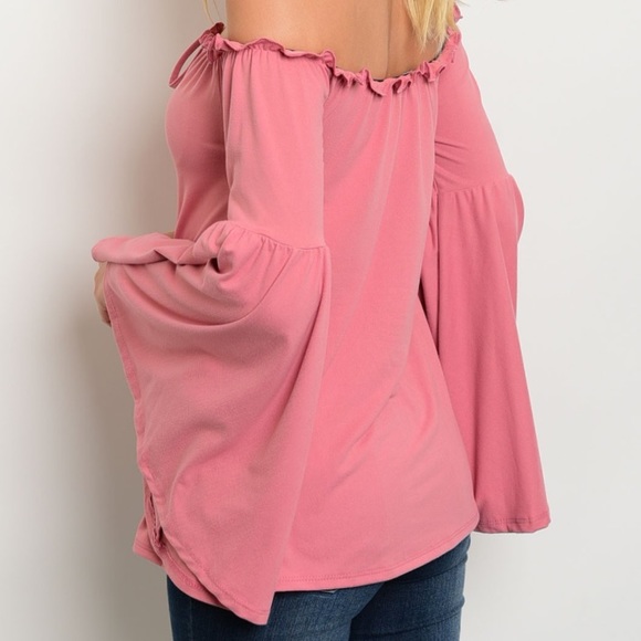 Blush Off Shoulder Top - Picture 3 of 3