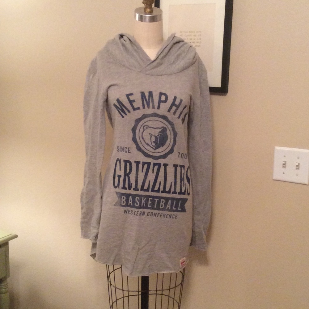 Memphis Grizzlies hooded-fleece tunic