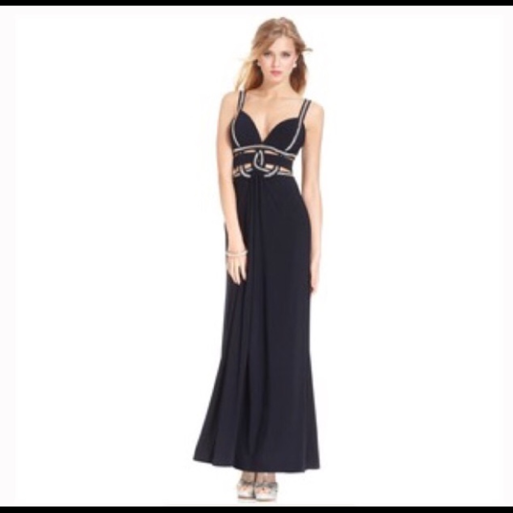Navy Blue Gown