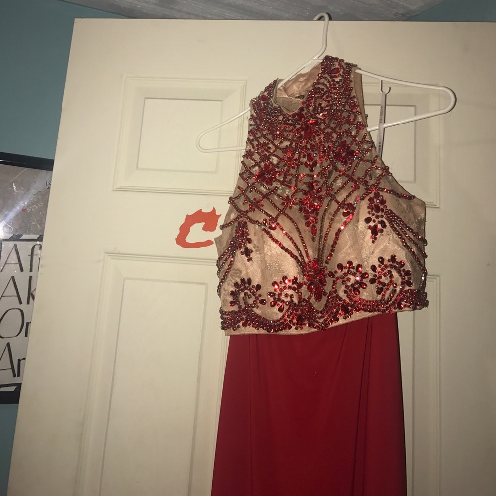 Sherri Hill Prom Dress Size 4 Red