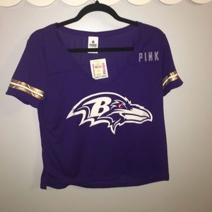 Baltimore Ravens crop top from Pink