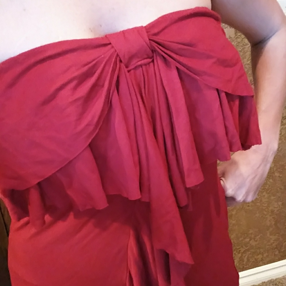 Crimson top. Super cute.