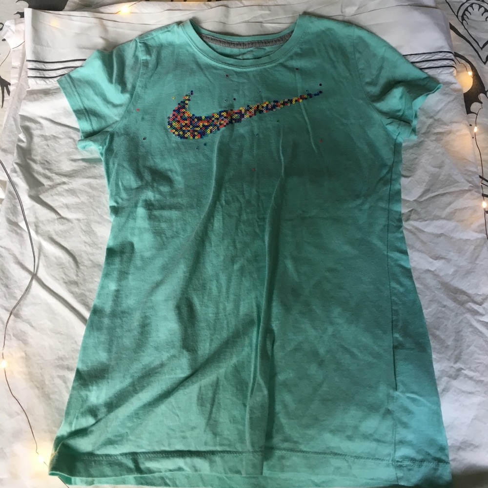 Girls blue Nike tee