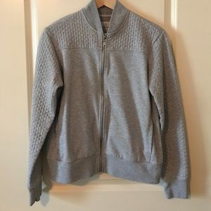 Alternative bomber style sweatshirt