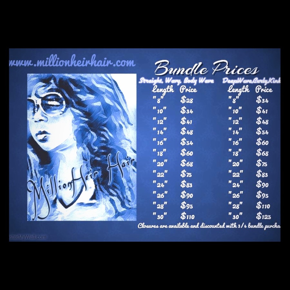 Virgin hair prices!