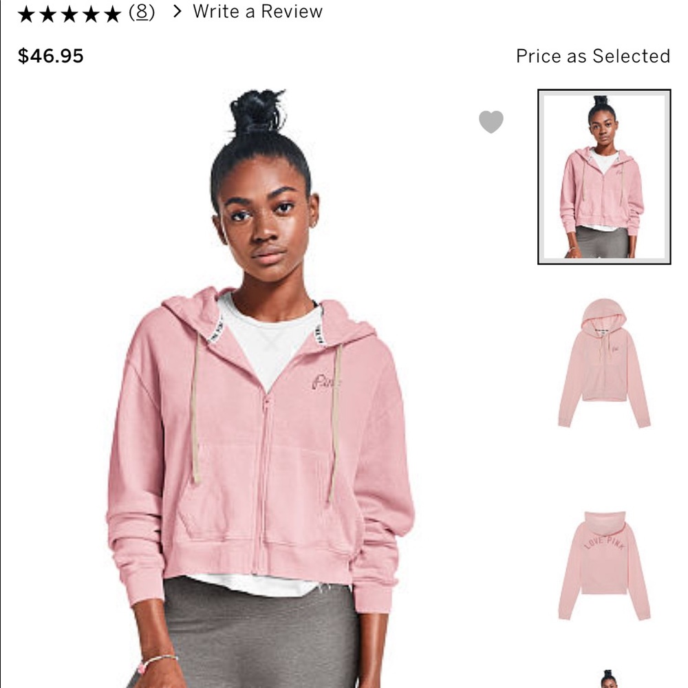 Pink hoodie