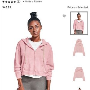Pink hoodie