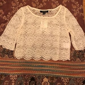 NWT lace crop top from urban outfitters.