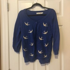 Birdy Modcloth cardigan size L