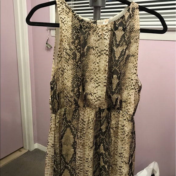 Andrée High Low Snakeskin Maxi Dress - Picture 8 of 8