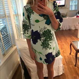 anthropologie floral dress
