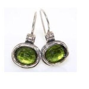 SILPADA Sterling Silver and Peridot Earrings