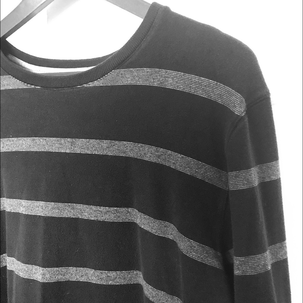 Long sleeved striped shirt