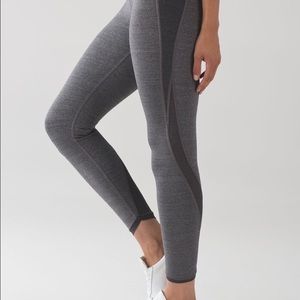 Lululemon Gray 7/8 Feather Tight