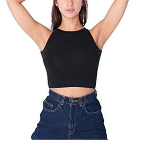 American Apparel Sleeveless Crop Top
