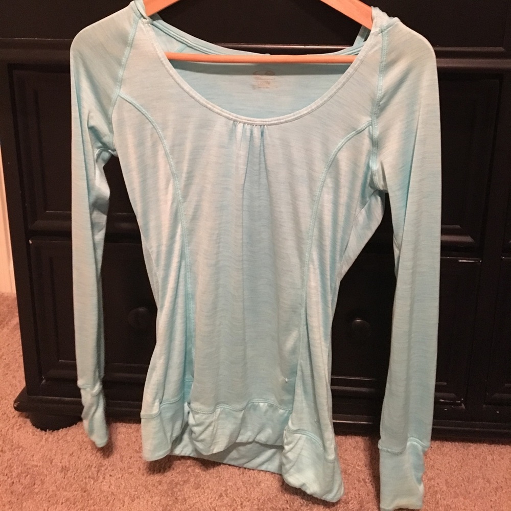 Fitted Athletic Shirt with Hood