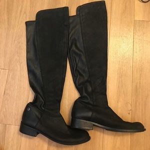 Steve Madden high knee leather boots