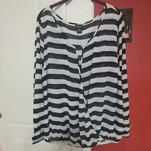 Long Sleeve Torrid Striped Top