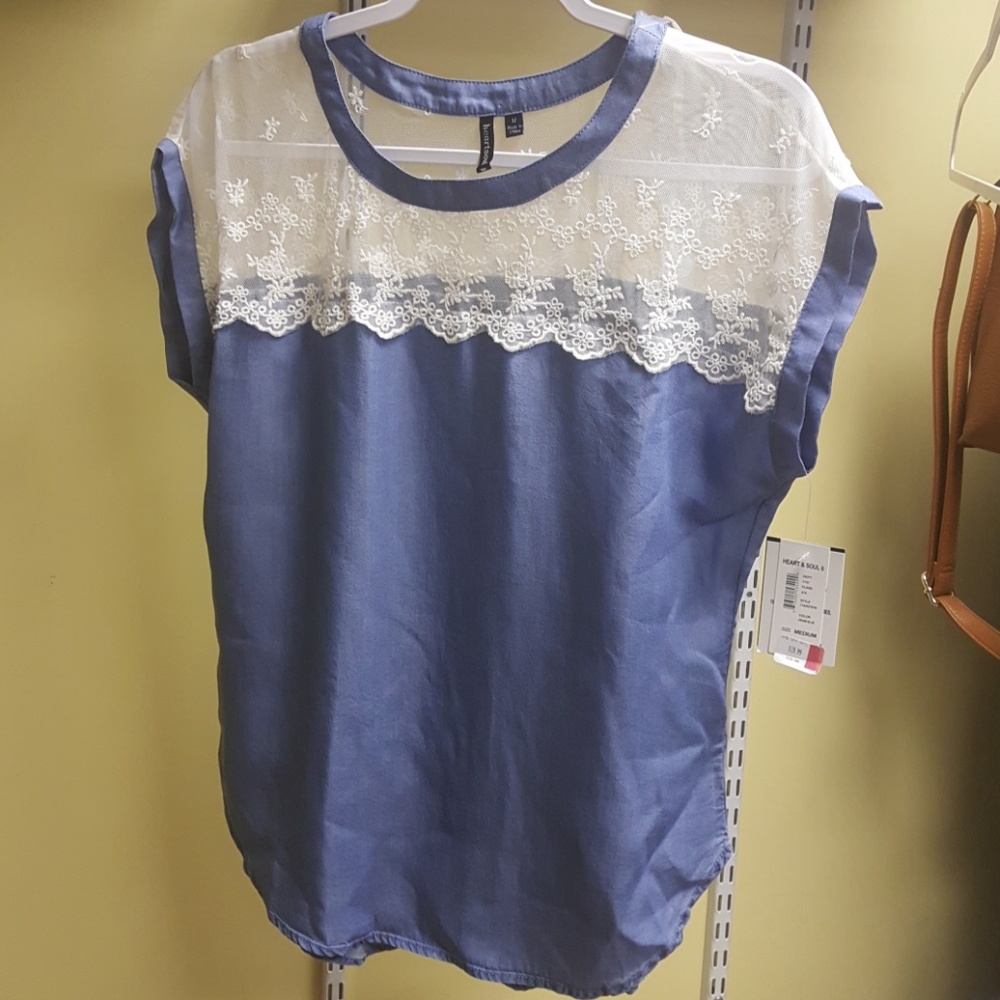 Cute Jean blue top