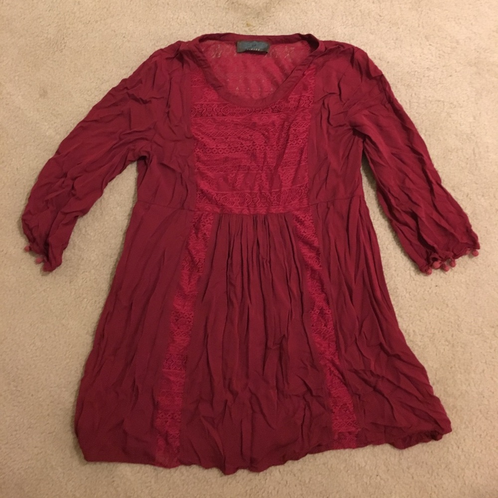 crimson tunic