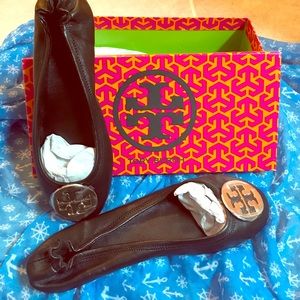 Black Tory Burch Flat Ballet
