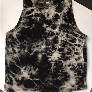 Tye Dye Sleeveless Crop Top