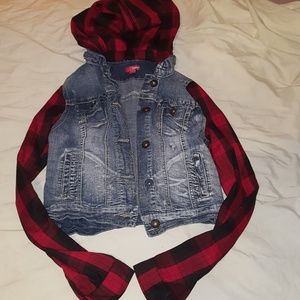 Bongo Denim Jacket w/ plaid