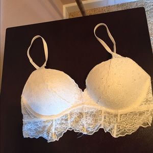 White Lace VS PINK Bralette