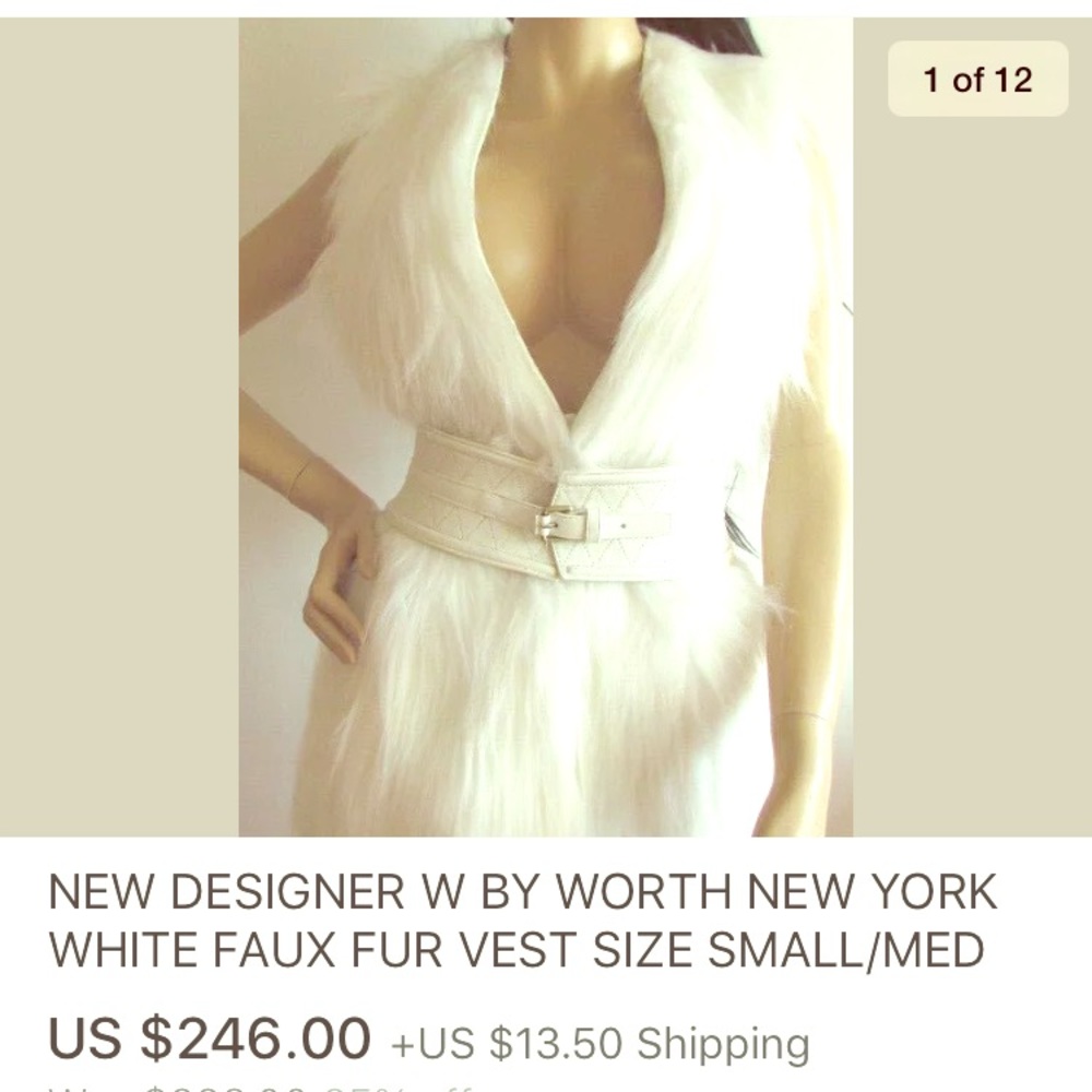 Worth Fox fur vest