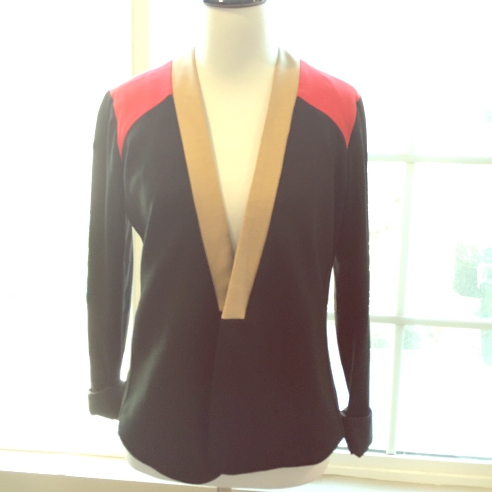 Ella Moss color block blazer