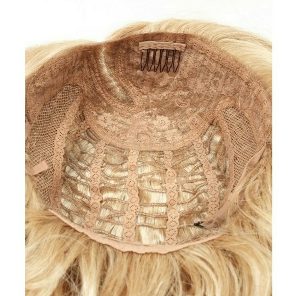 Wavy strawberry & blonde lace front lob wig - Picture 5 of 5