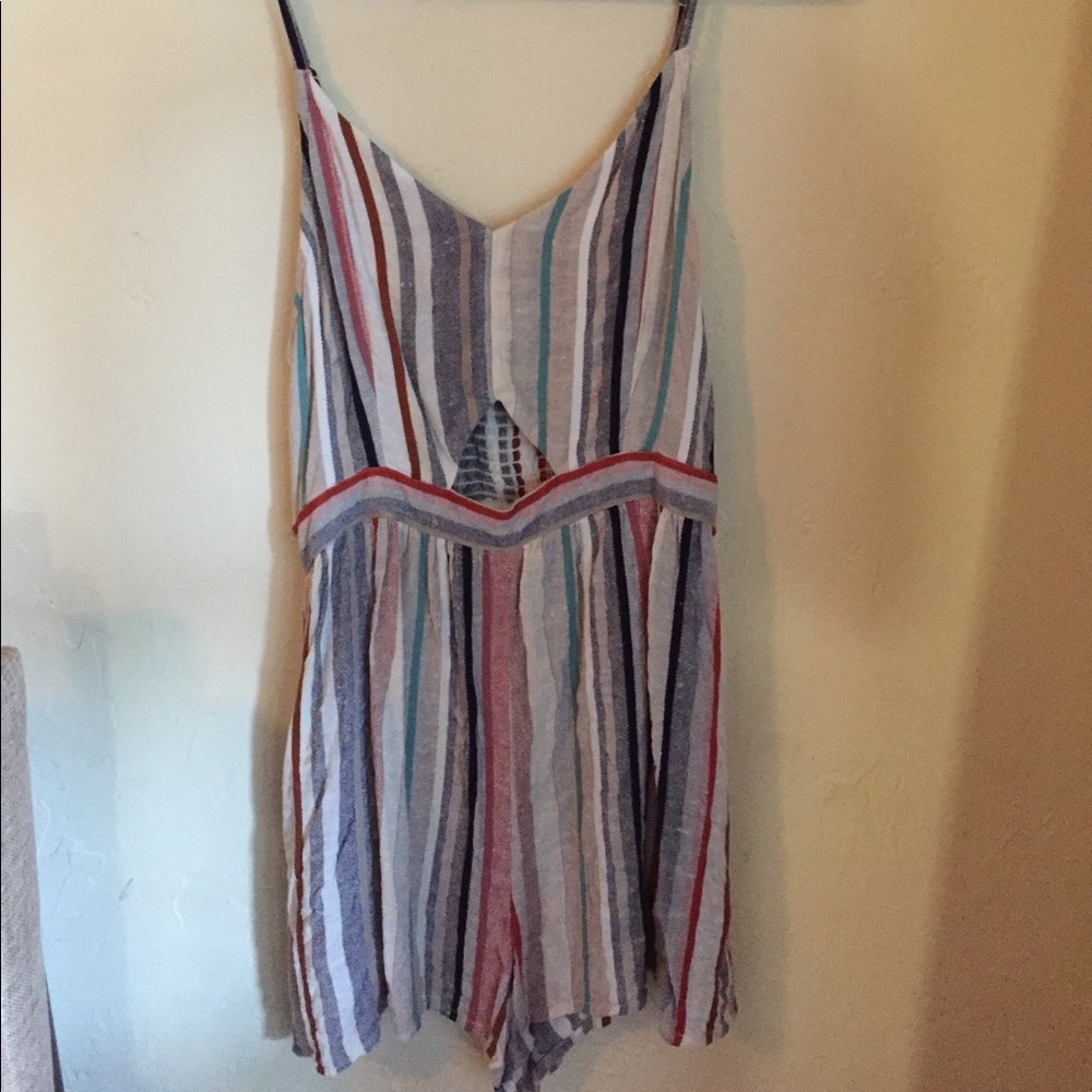 AEO Striped Romper