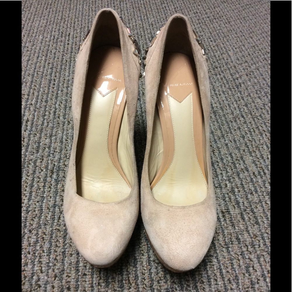 Suede Brian Atwood Pumps