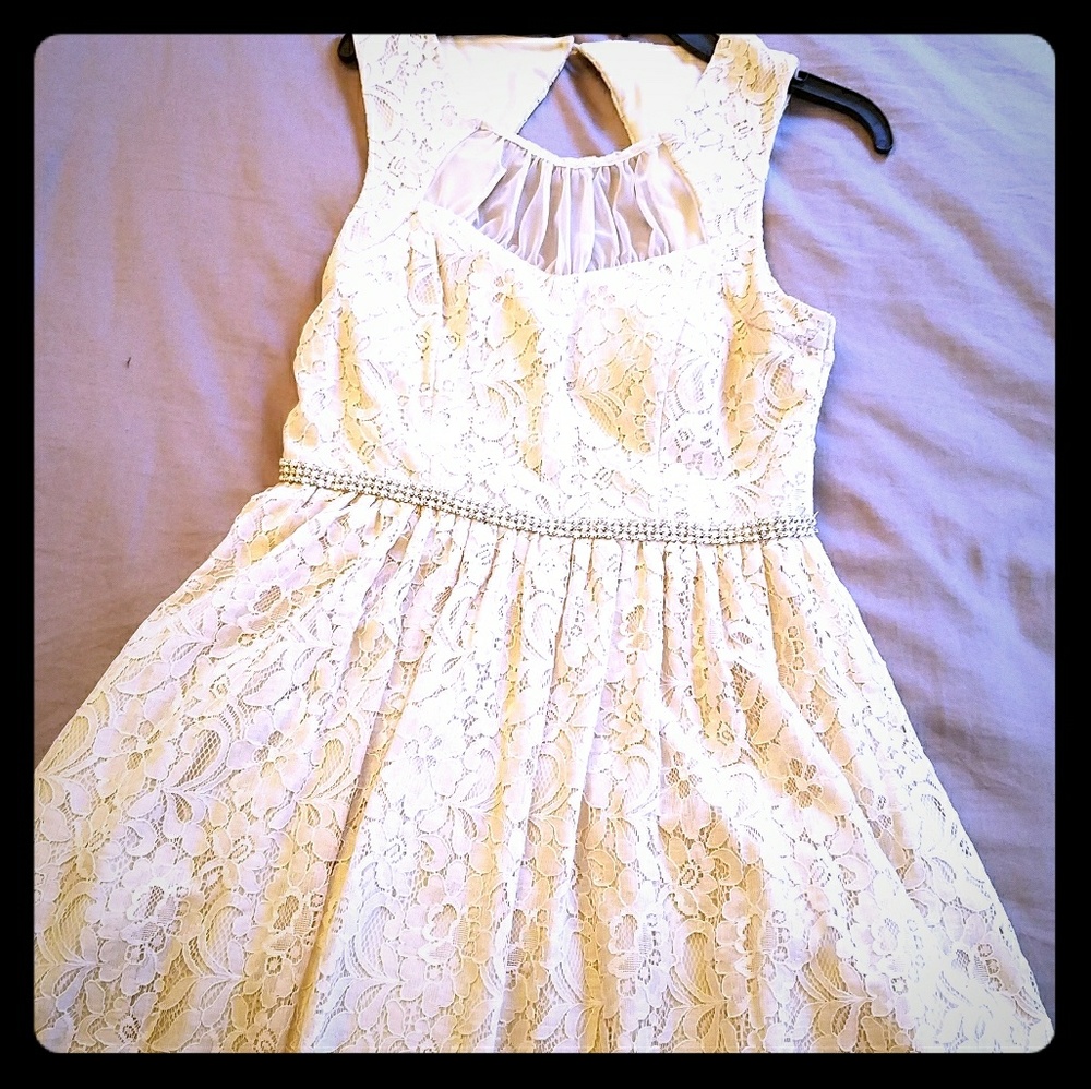 Beige Dress