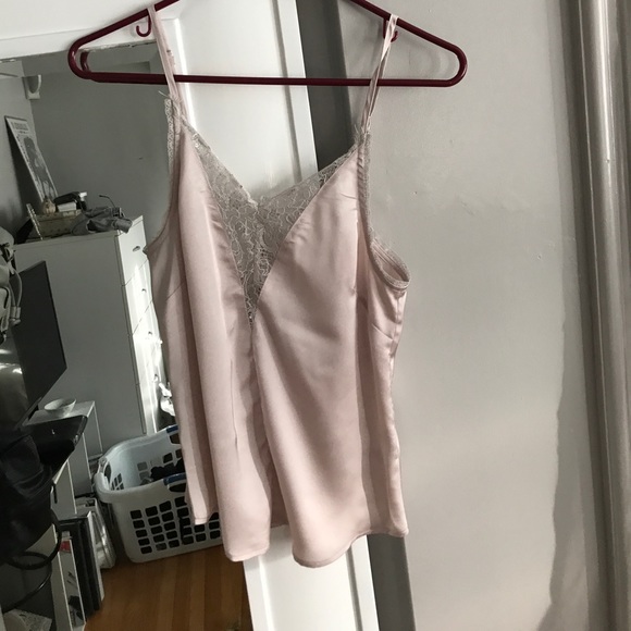 Brandy Melville Slip Lace Pink Top - Picture 1 of 3
