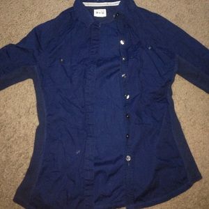 Navy blue Button up shirt