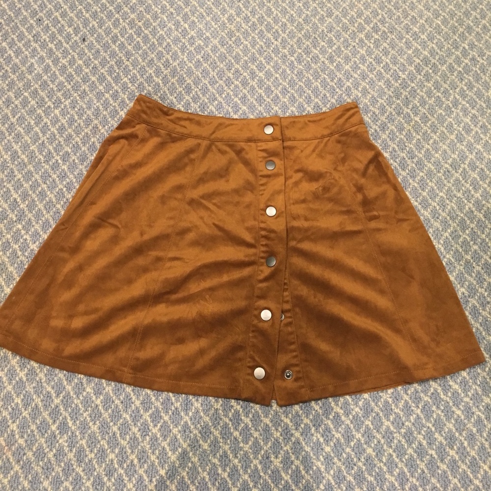 Tan fall skirt!