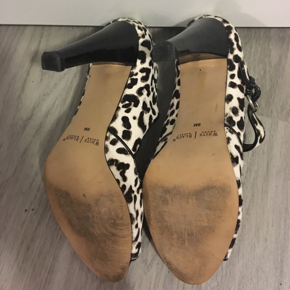 White House Black Market size 9 leopard pumps - Picture 4 of 6