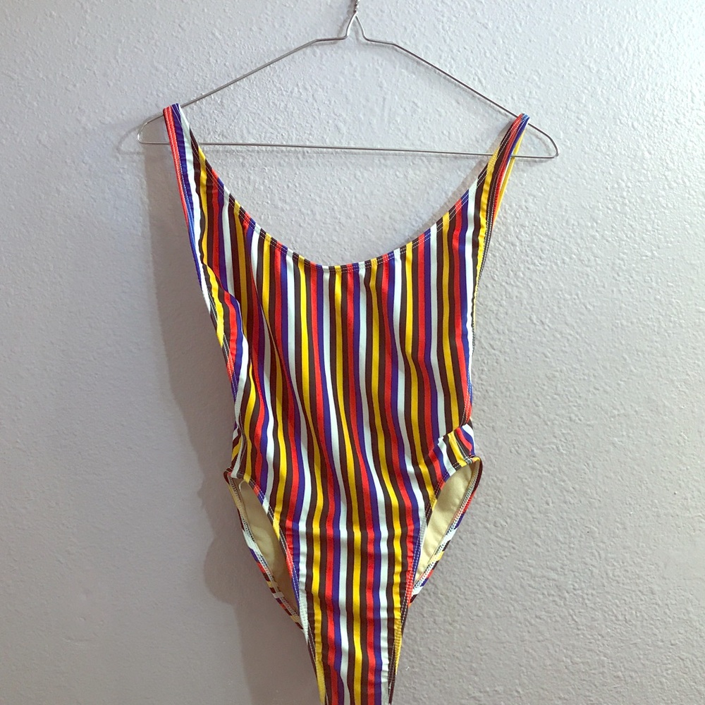 American Apparel Backless Swimsuit