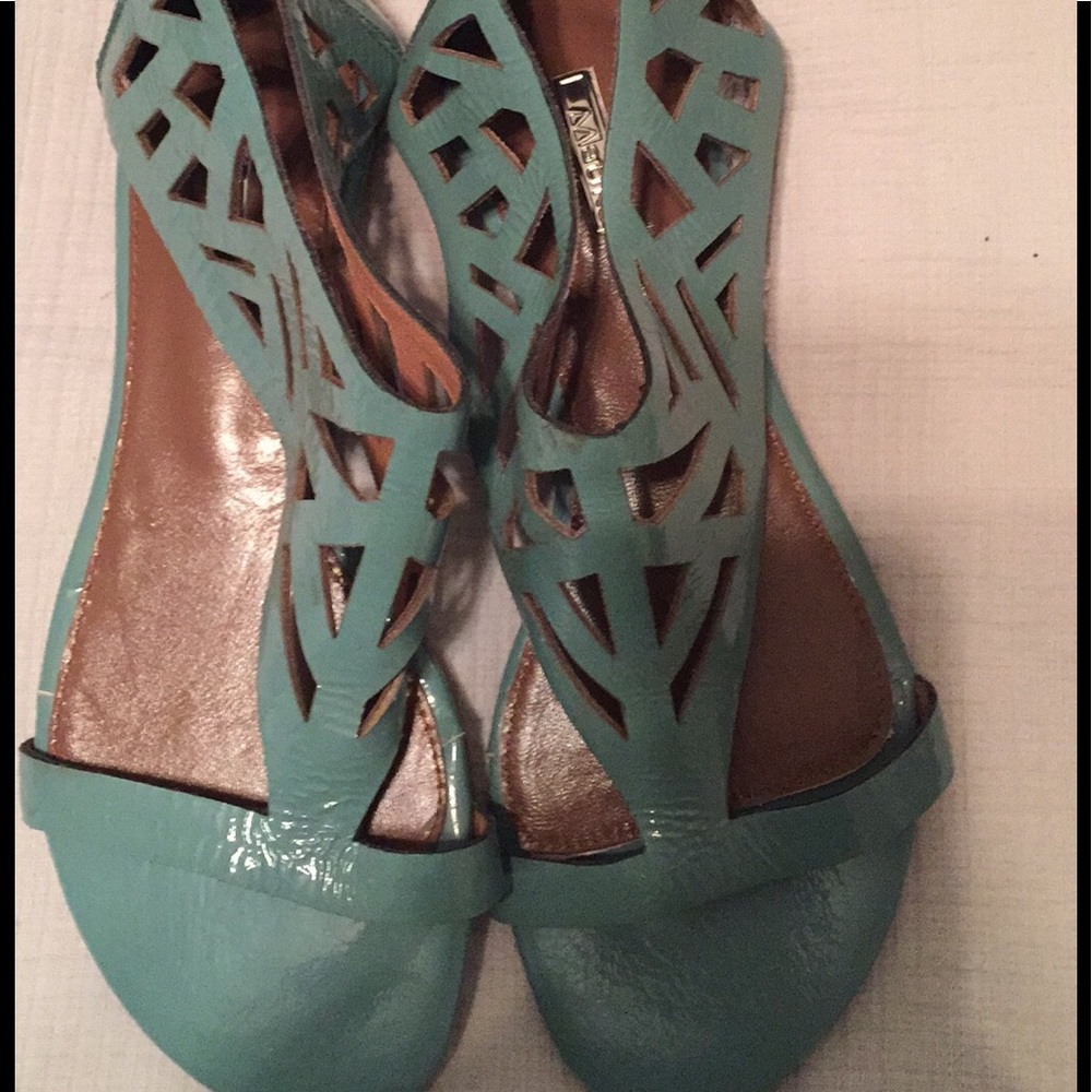 Blue Antrhopolgie Sandals!!!!