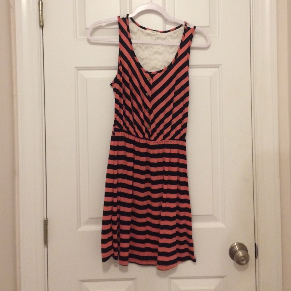 lace back dress